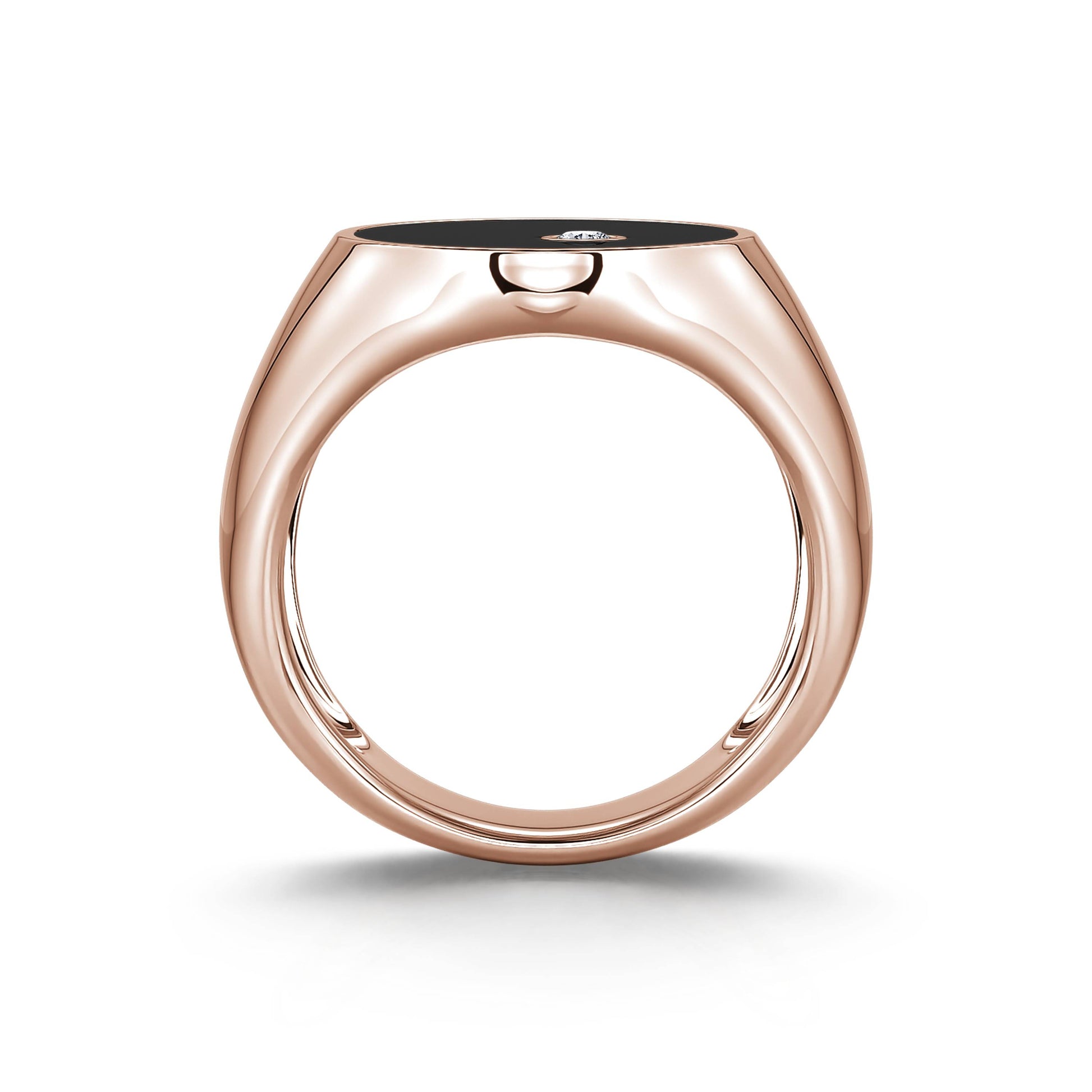 Chevalière onyx et diamant Apoline Onyx 3