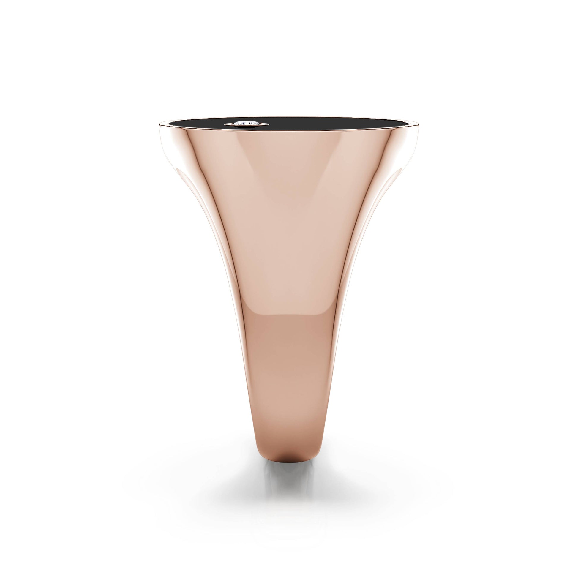 Chevalière onyx et diamant Apoline Onyx 4