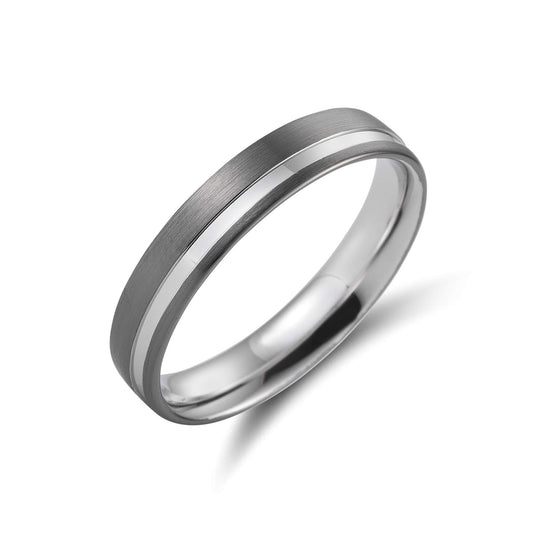 Arne - Alliance or noir et or blanc #1