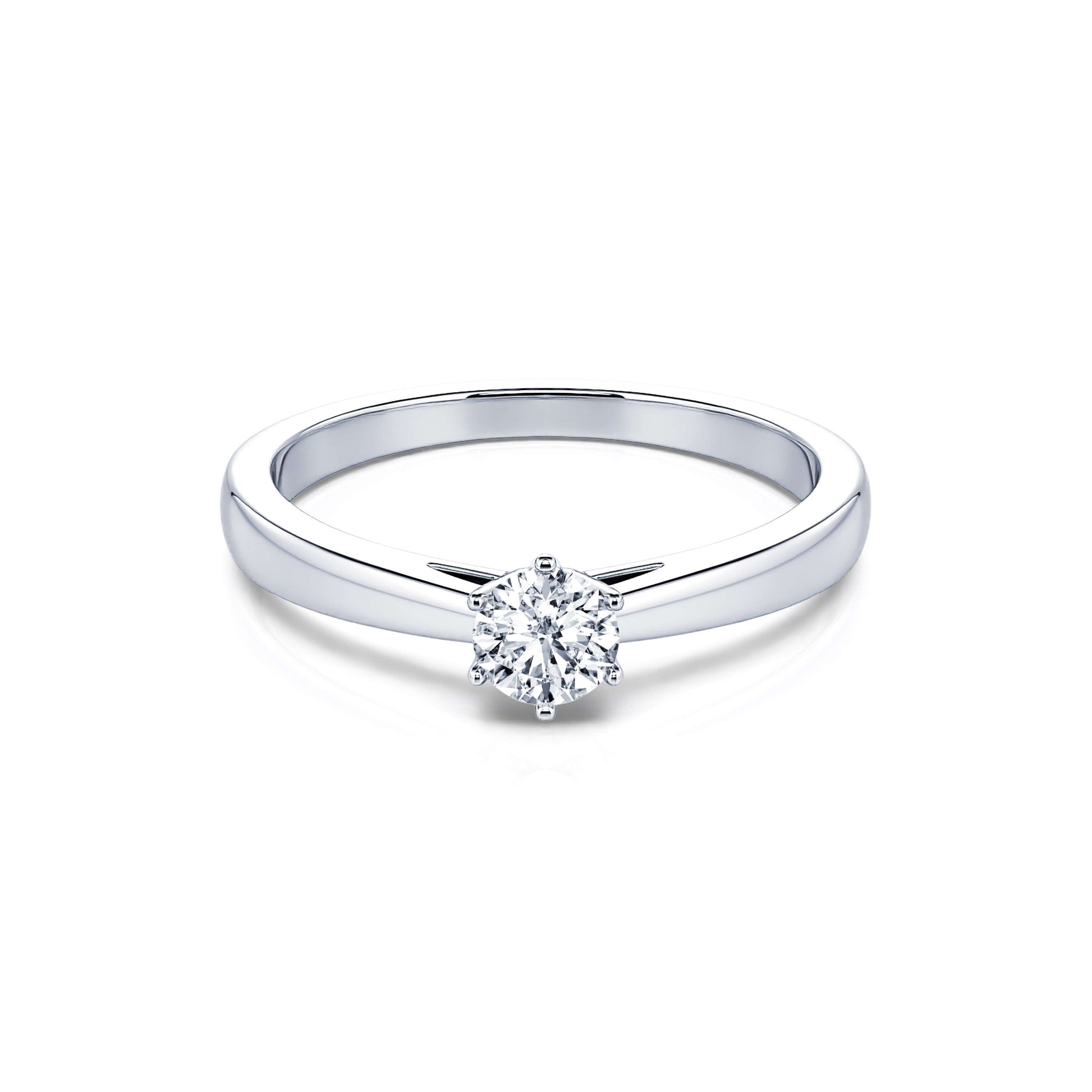 Solitaire diamant platine Benelie 3