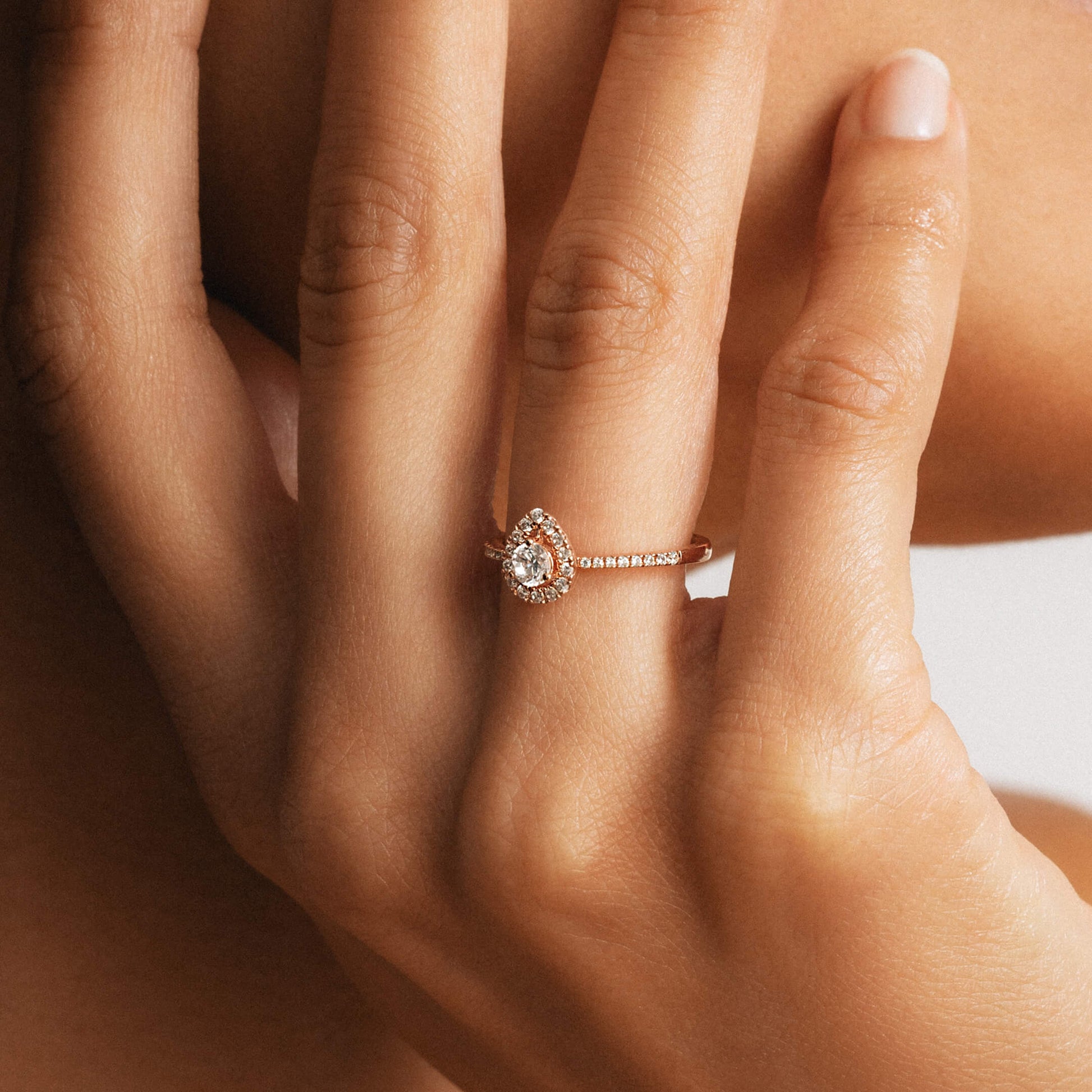 Bague de fiançailles Platine Brooklyn Zeina