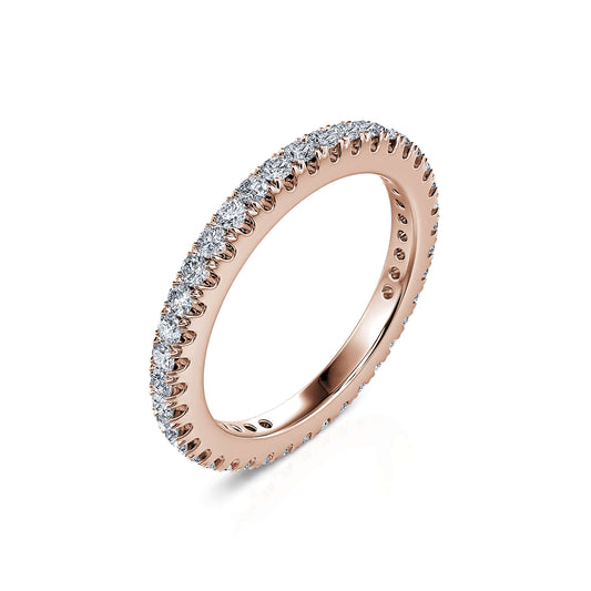 Calia - Alliance tour complet diamant or rose #1