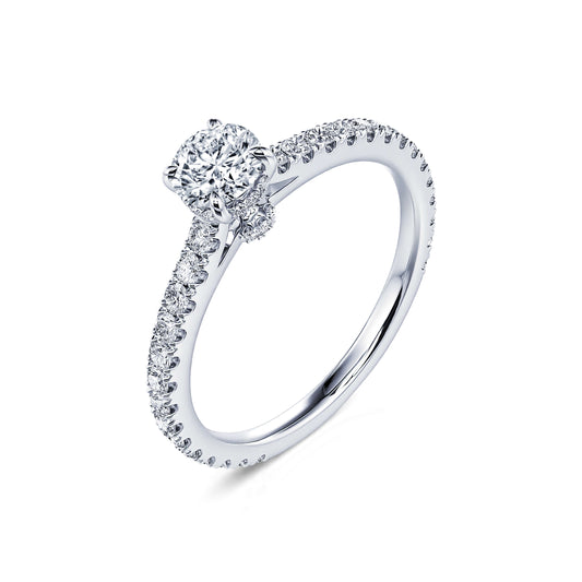 Chloé&nbsp;-&nbsp;Solitaire platine diamant rond #2