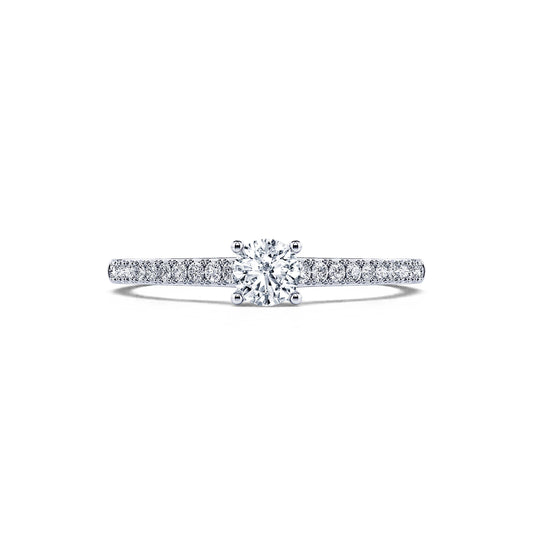 Christaline - Solitaire platine diamant #1