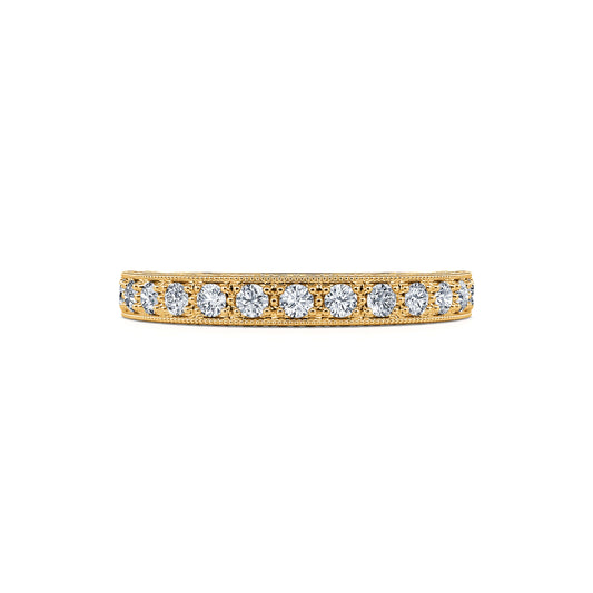 Christy&nbsp;-&nbsp;Alliance demi tour diamant or jaune #2