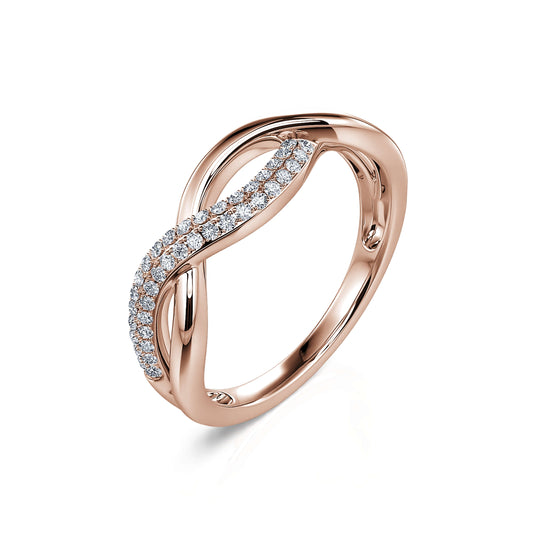 Clara&nbsp;-&nbsp;Alliance or rose diamant #1
