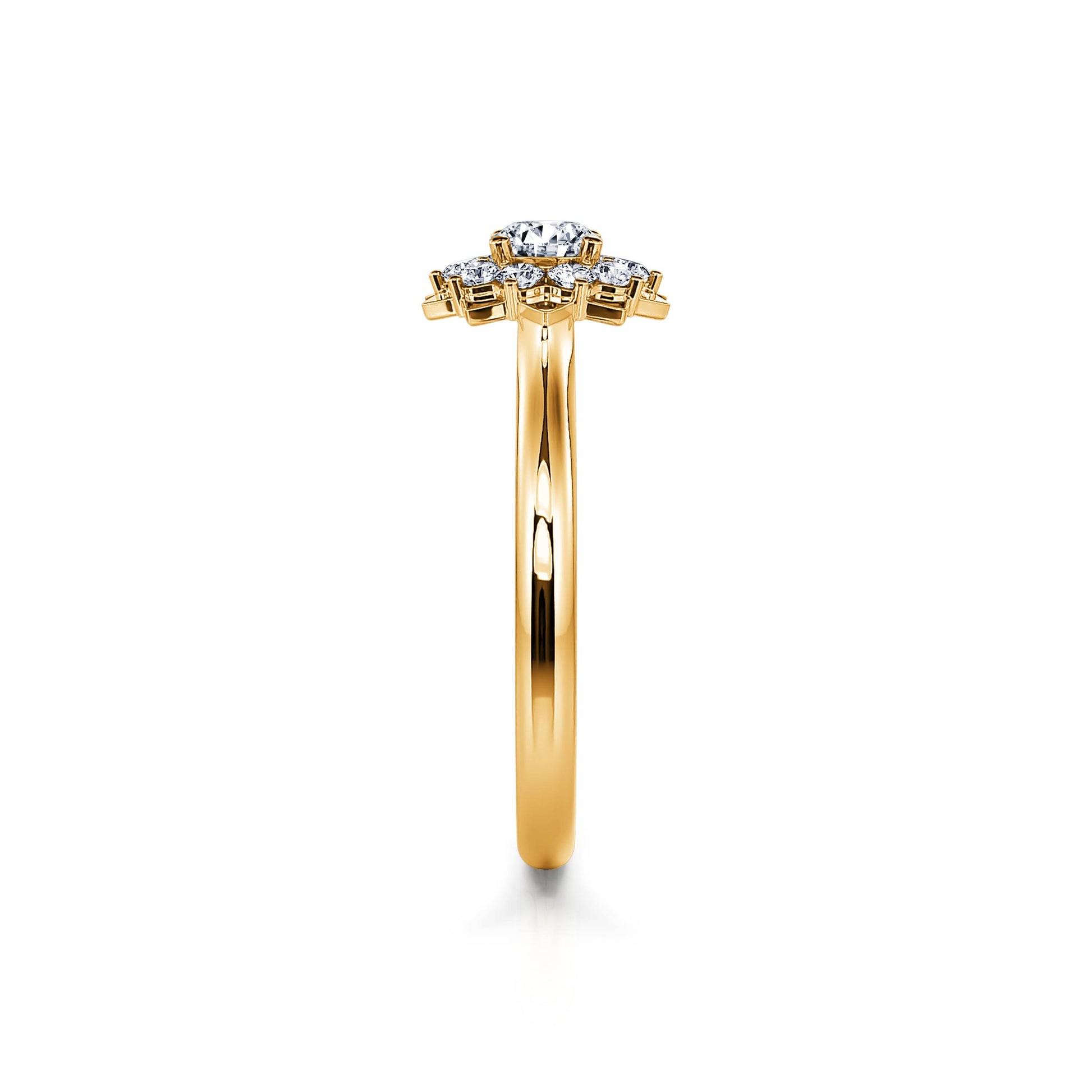 Bague marguerite diamant  Colombine 4
