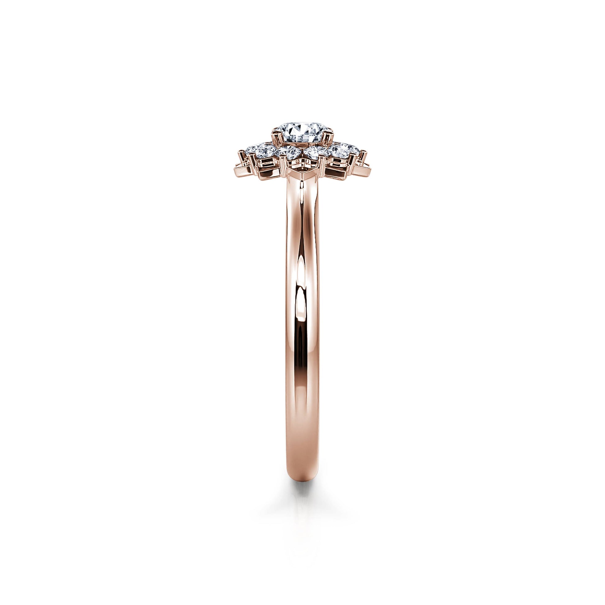 Bague marguerite diamant  Colombine 4