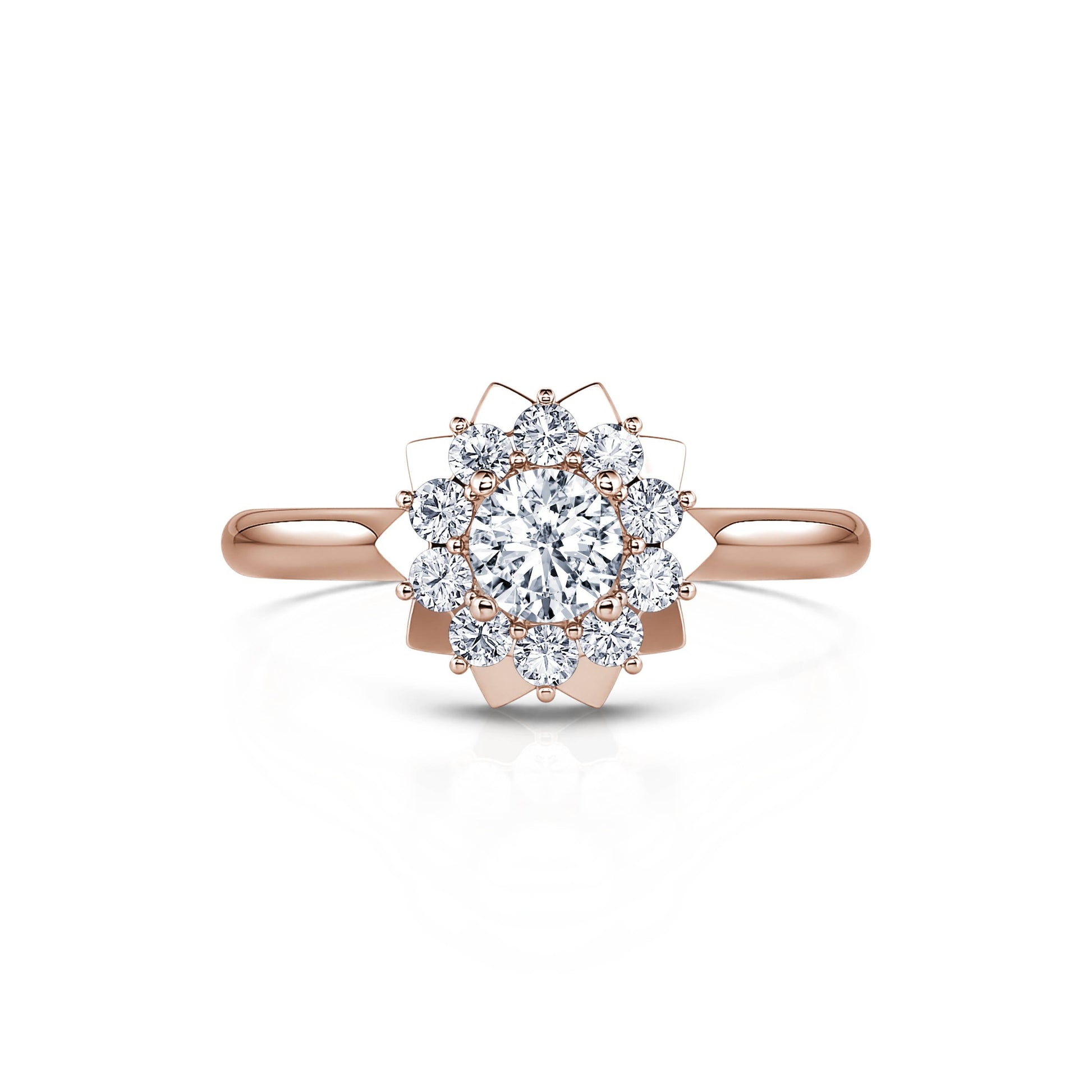 Bague marguerite diamant  Colombine 1