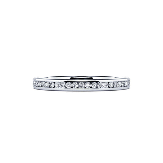 Constance&nbsp;-&nbsp;Tour complet serti rail diamant platine #2