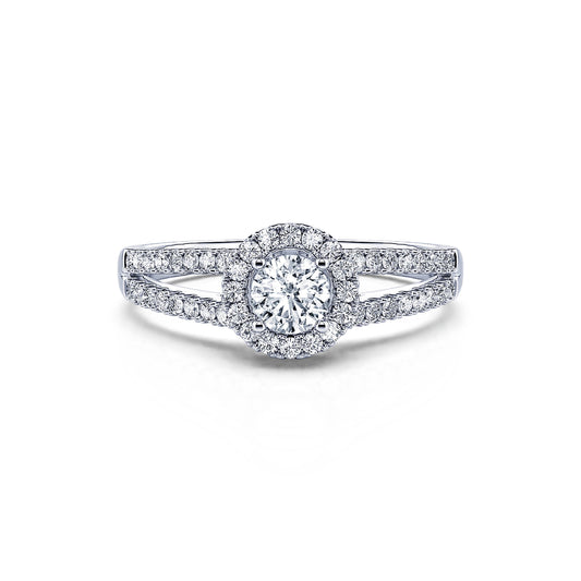 Corazon&nbsp;-&nbsp;Bague de fiançailles platine et diamant vintage #1