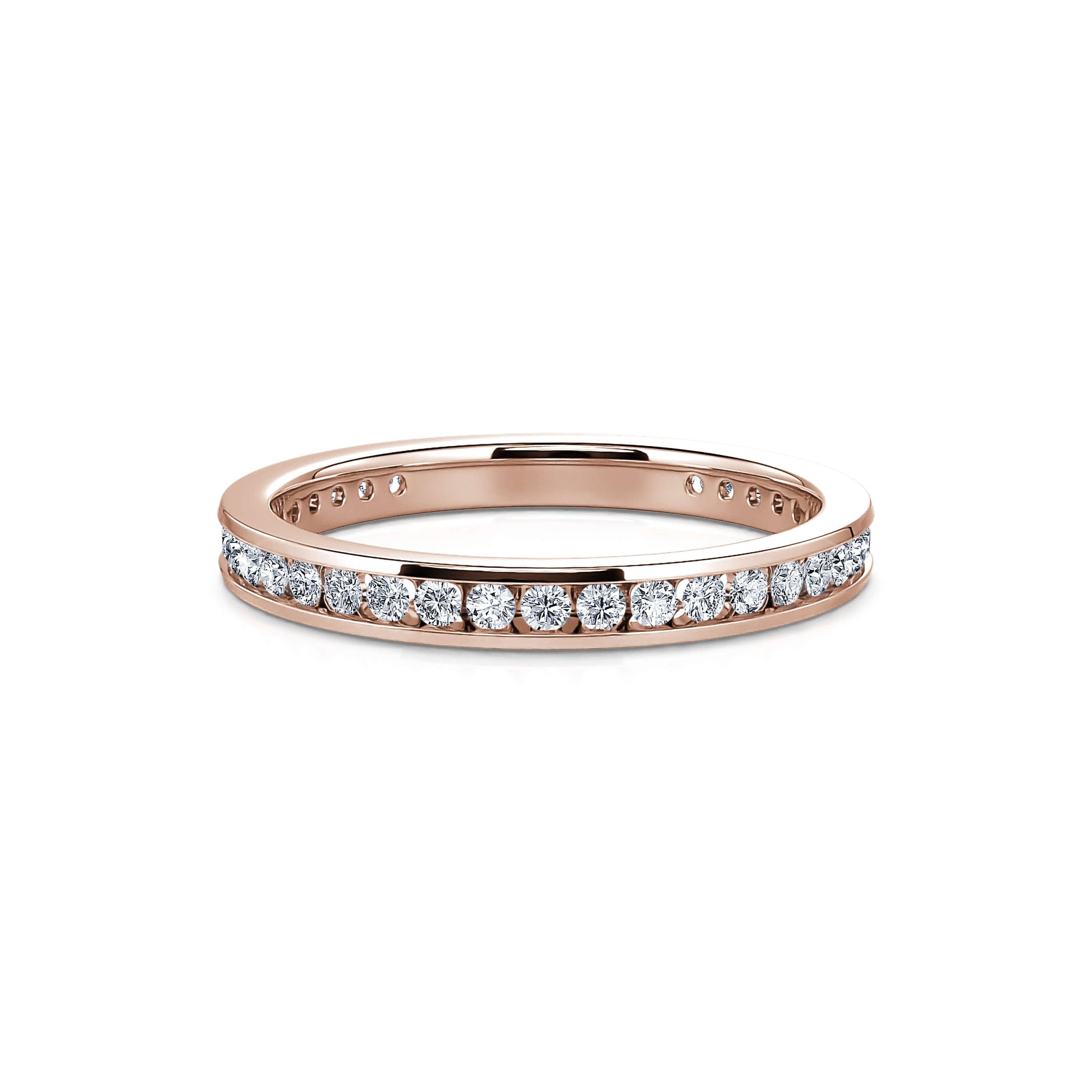 Alliance tour complet diamant or rose Daisy 3