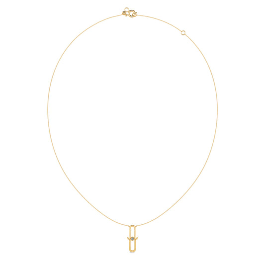 Dana&nbsp;-&nbsp;Collier main or jaune diamant  #2