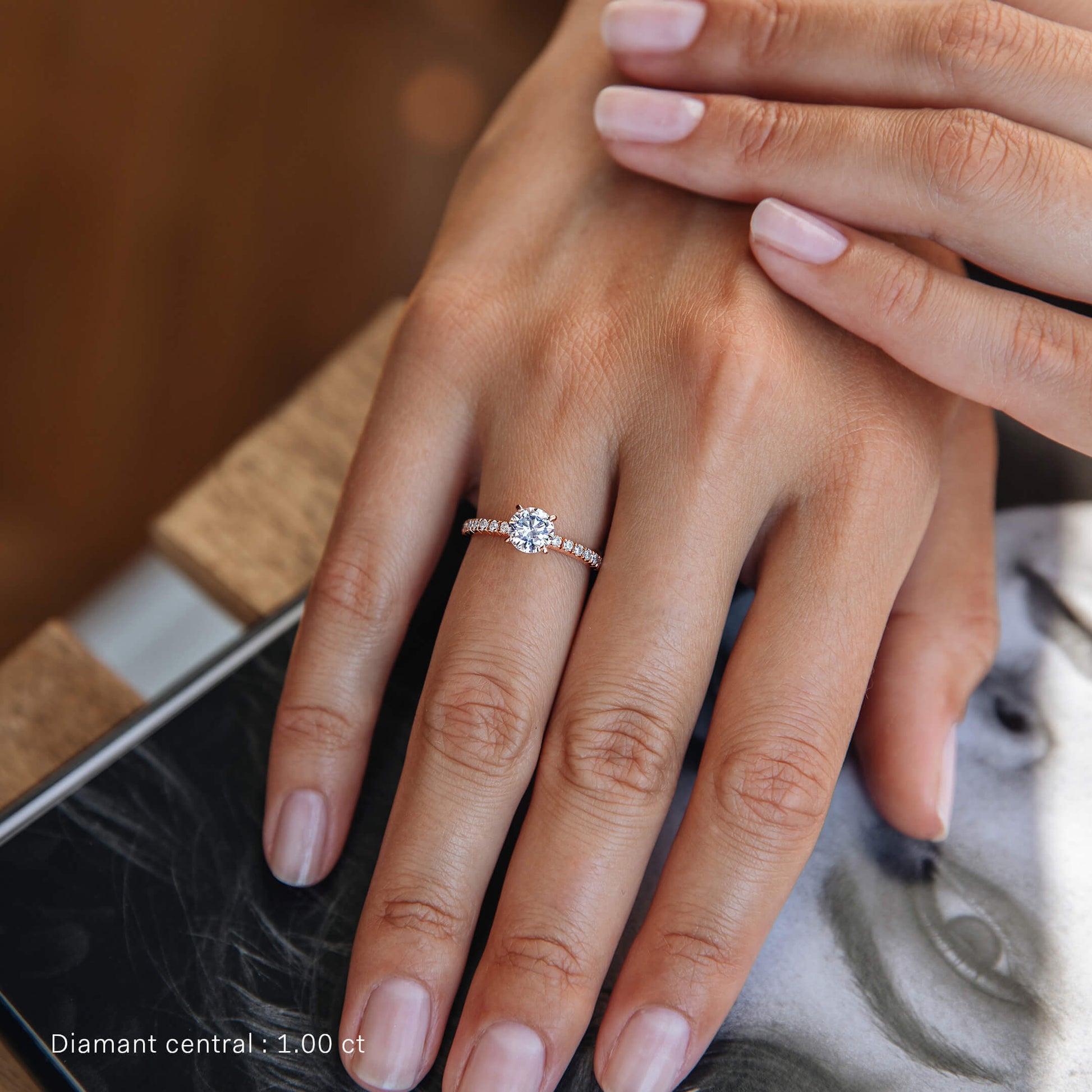 Bague Fiancaille Bague Bensimon Diamant Bague Solitaire Bague De