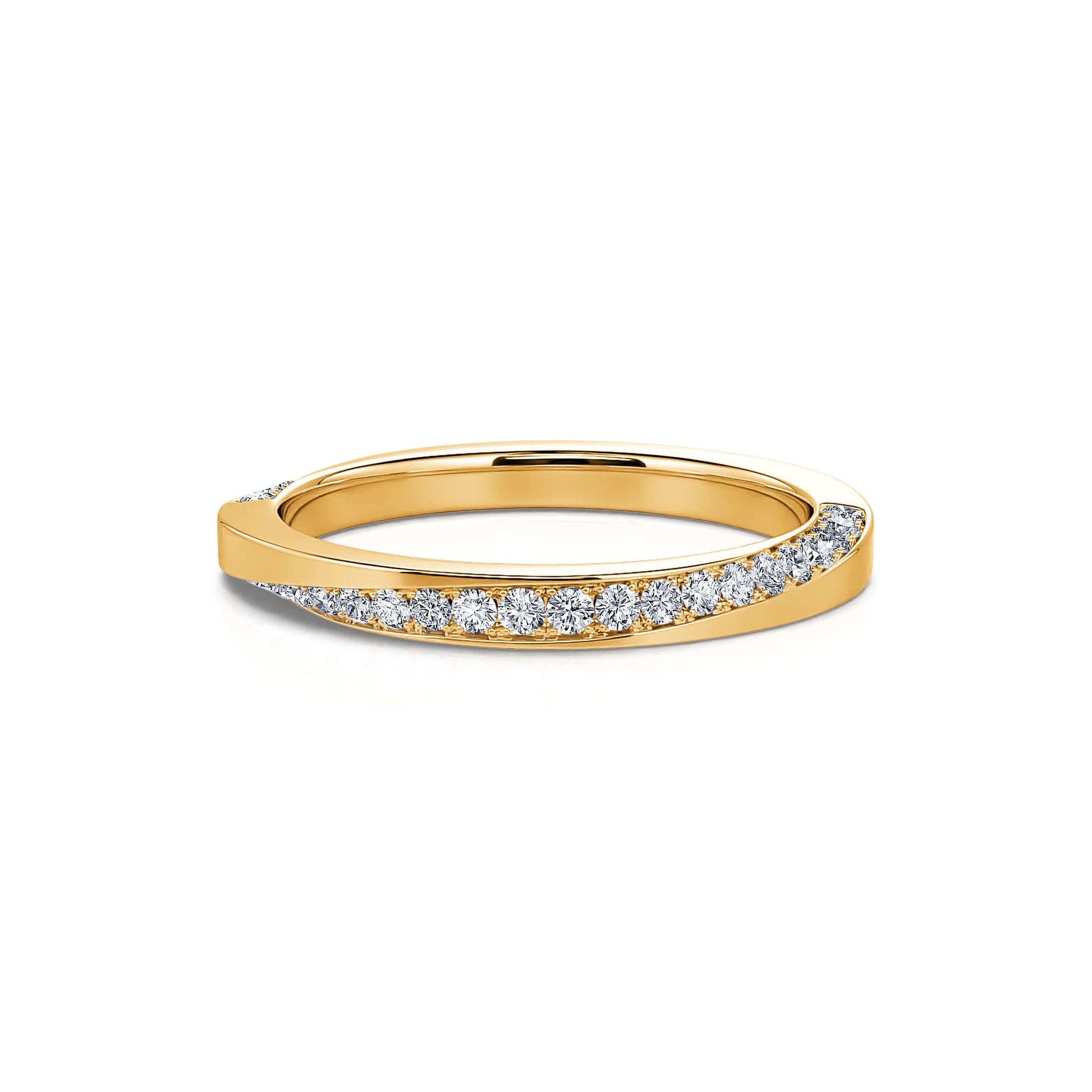 Alliance tour complet or jaune diamant Duchesse 3