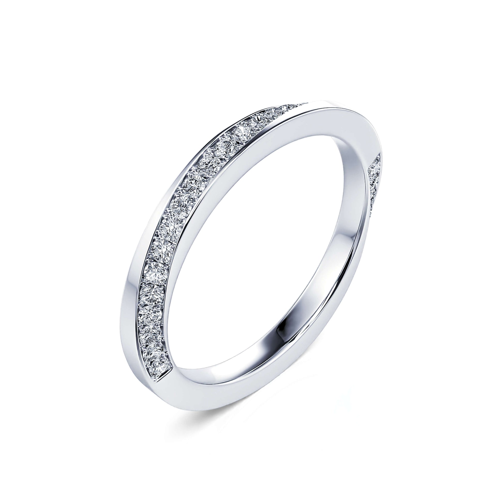 Alliance tour complet platine diamant Duchesse 1