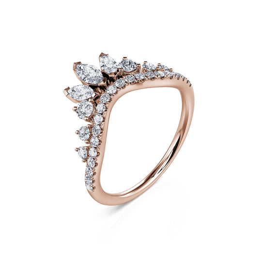 Elisabeth&nbsp;-&nbsp;Alliance diamant or rose #1