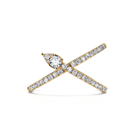 Fila - Solitaire suspendu or jaune et diamant  #1