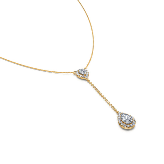 Fina&nbsp;-&nbsp;Collier diamant cravate or jaune #1