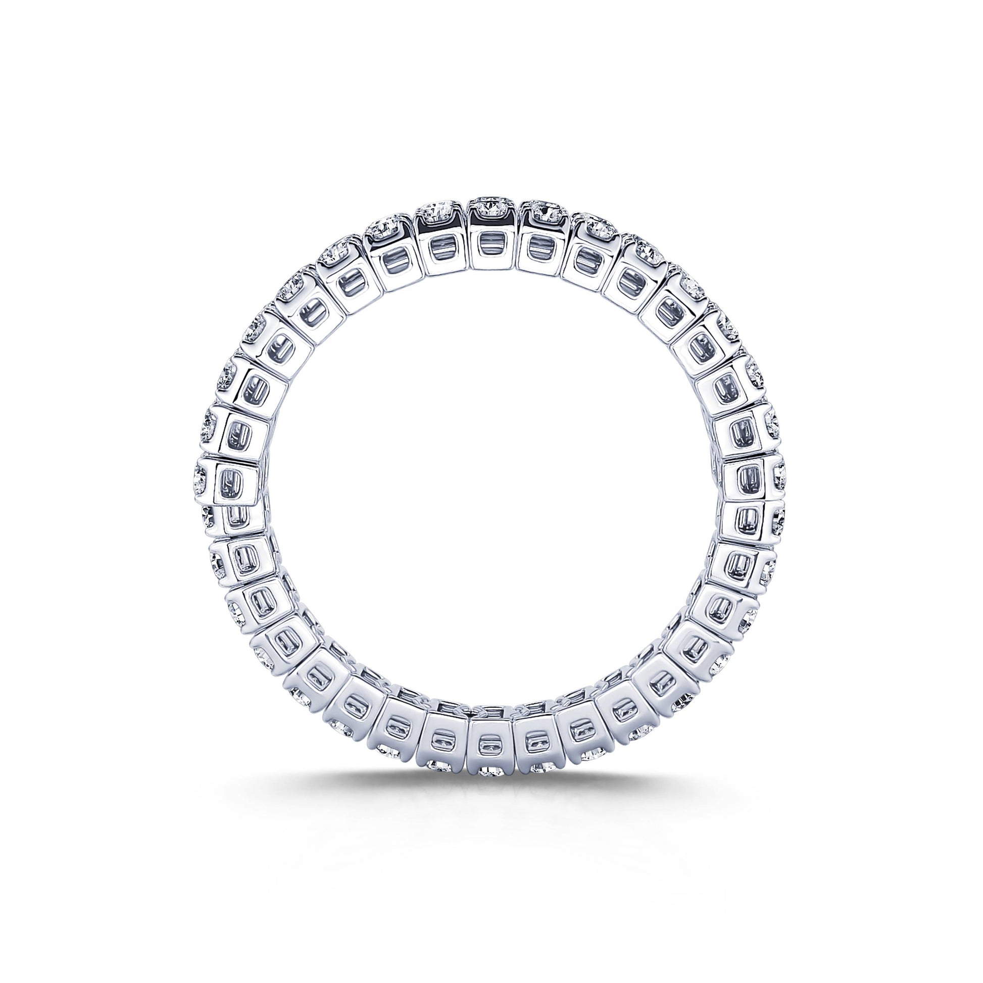Bague platine serpent flex diamant Fiona 4