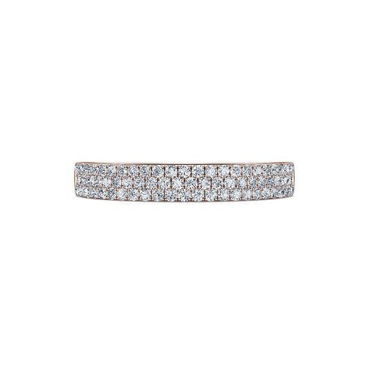 Freya&nbsp;-&nbsp;Alliance demi tour or rose diamant #2