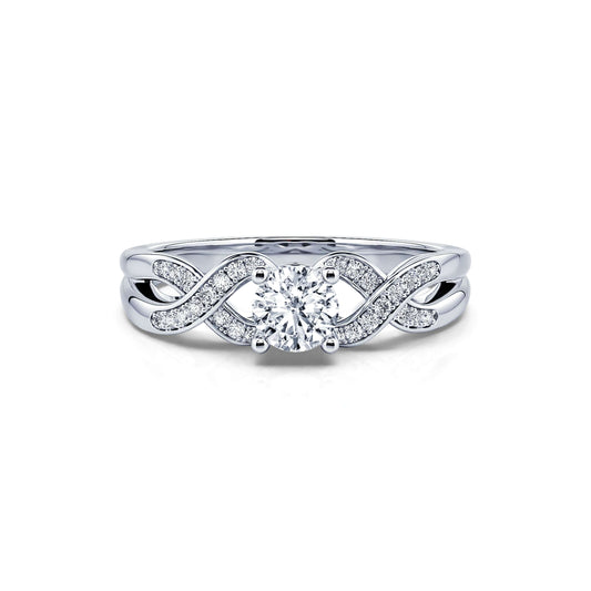 Garance - Solitaire diamant platine #1