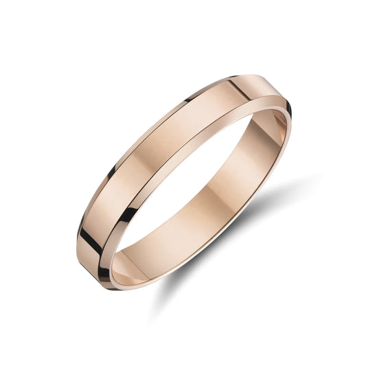 Gaspard - Alliance ruban épaulé or rose #1