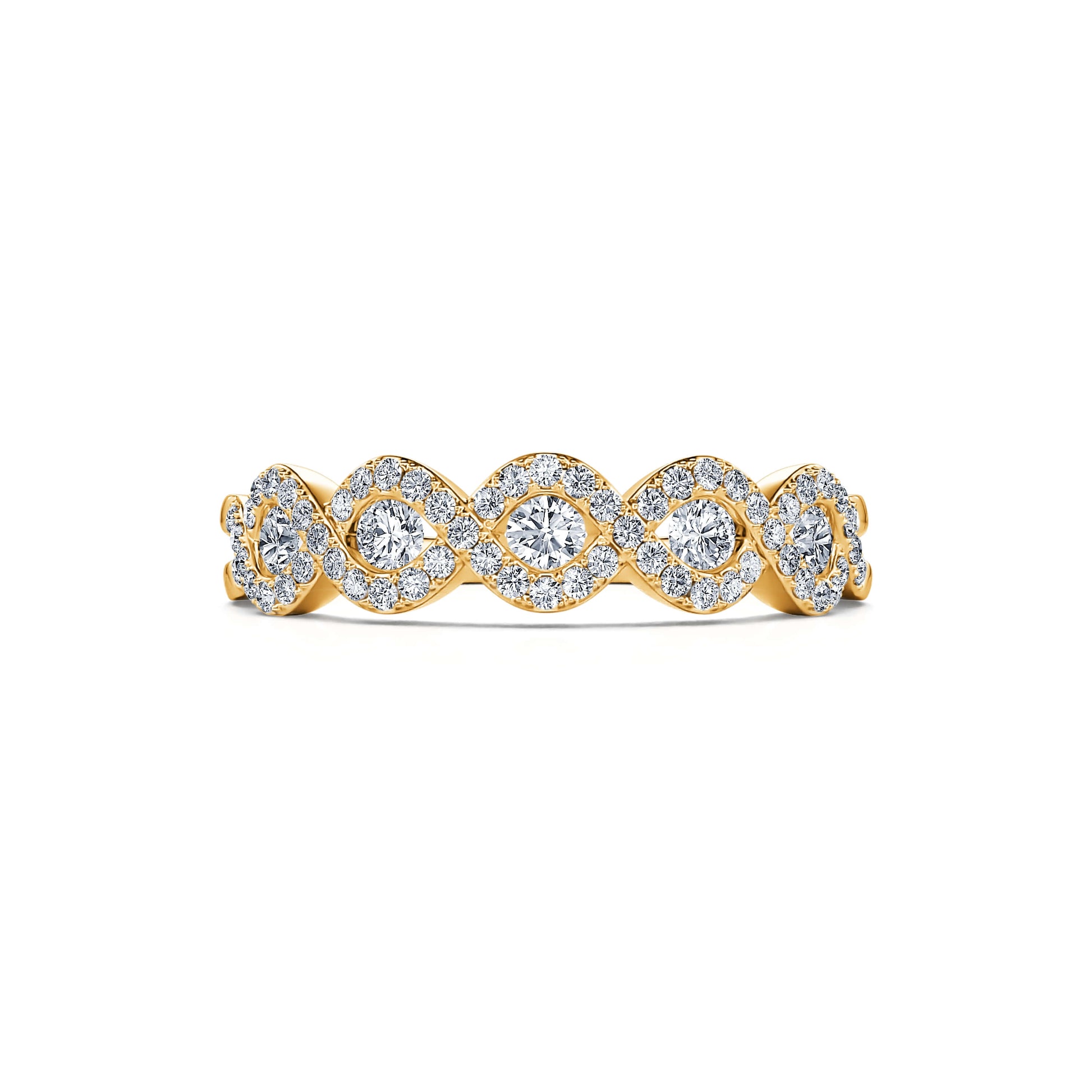 Alliance diamant or jaune Giordana 2