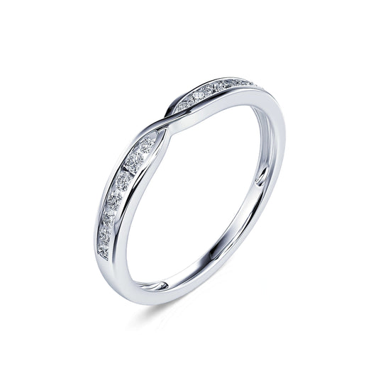 Infinia&nbsp;-&nbsp;Alliance demi-tour diamant platine #1