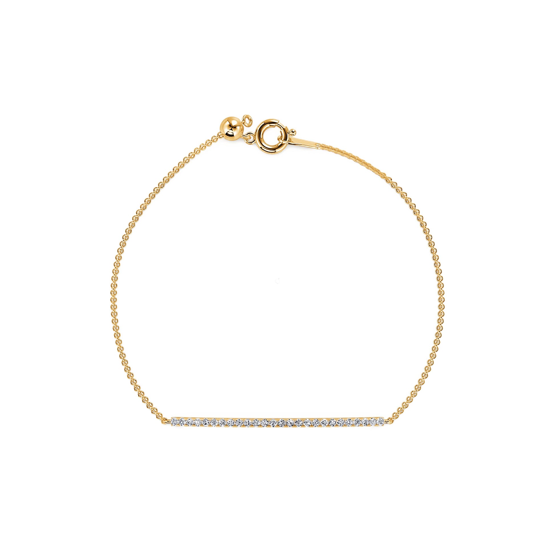 Bracelet or jaune diamant Isha Diamant 2