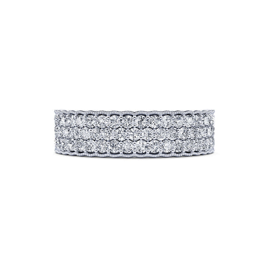 Ivanna&nbsp;-&nbsp;Alliance pavé diamant platine #2