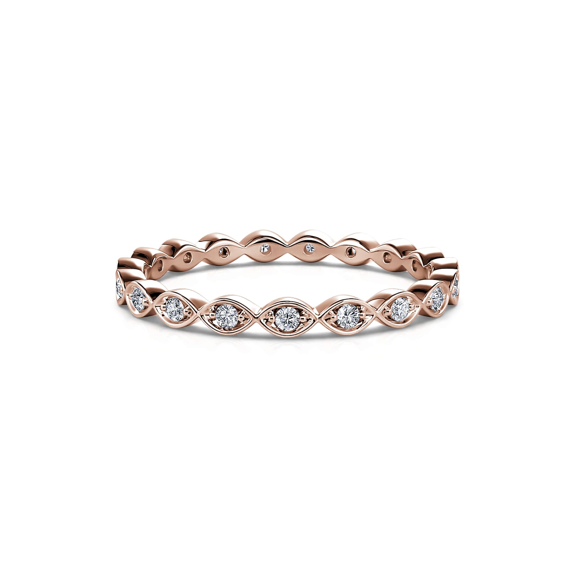 Alliance diamant or rose  Ivey 3