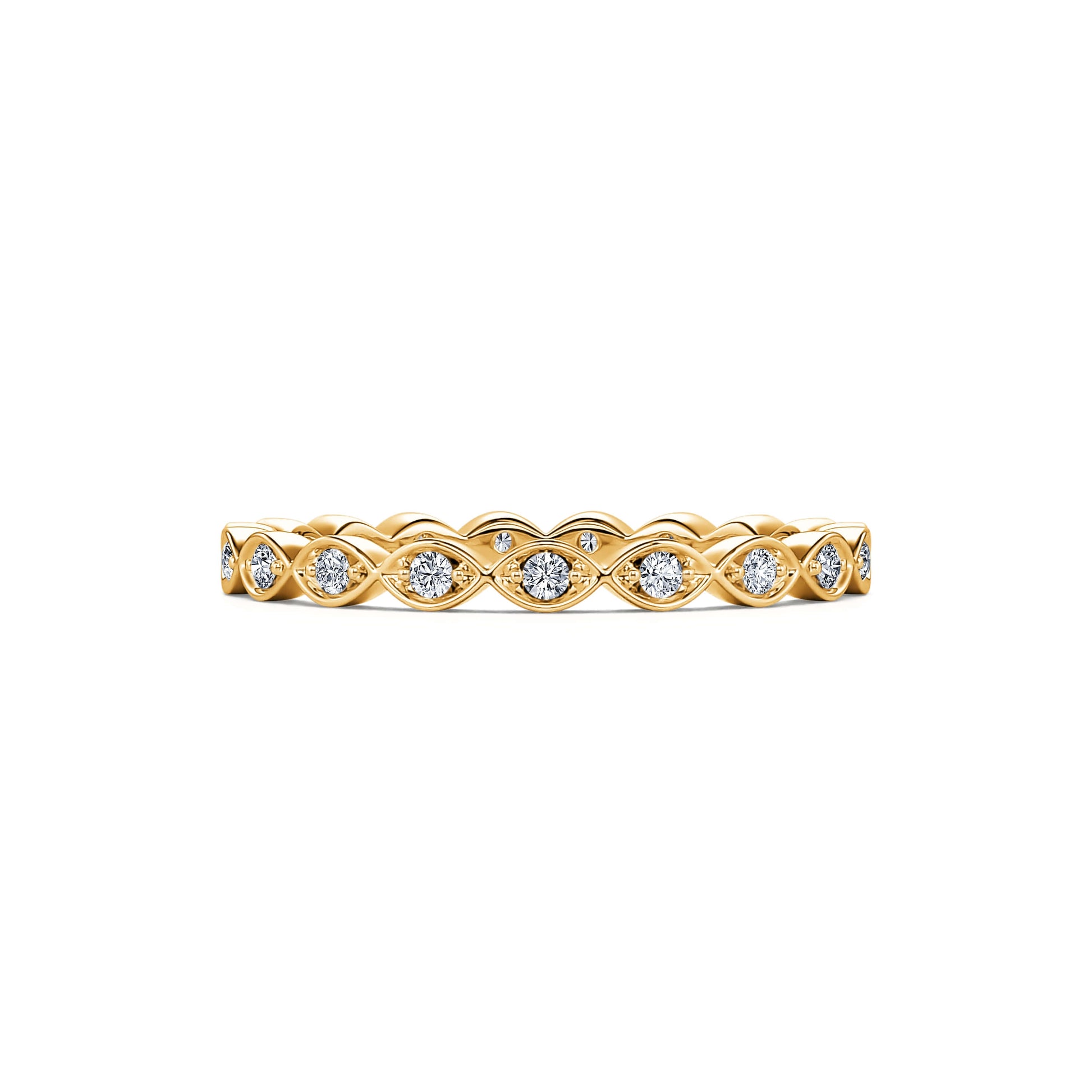 Alliance diamant or jaune Ivey 2