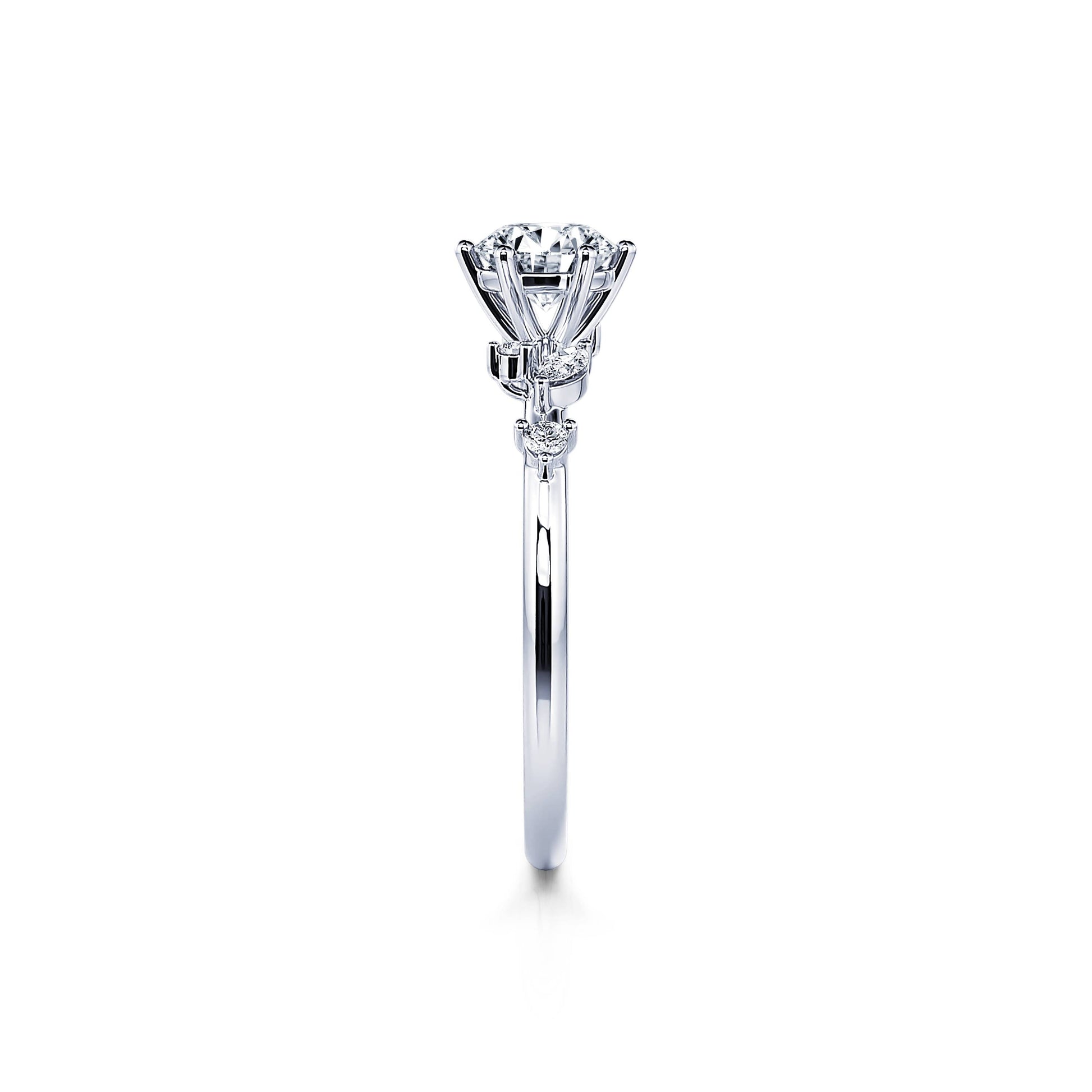 Bagues de fiançailles platine diamants Joan 3