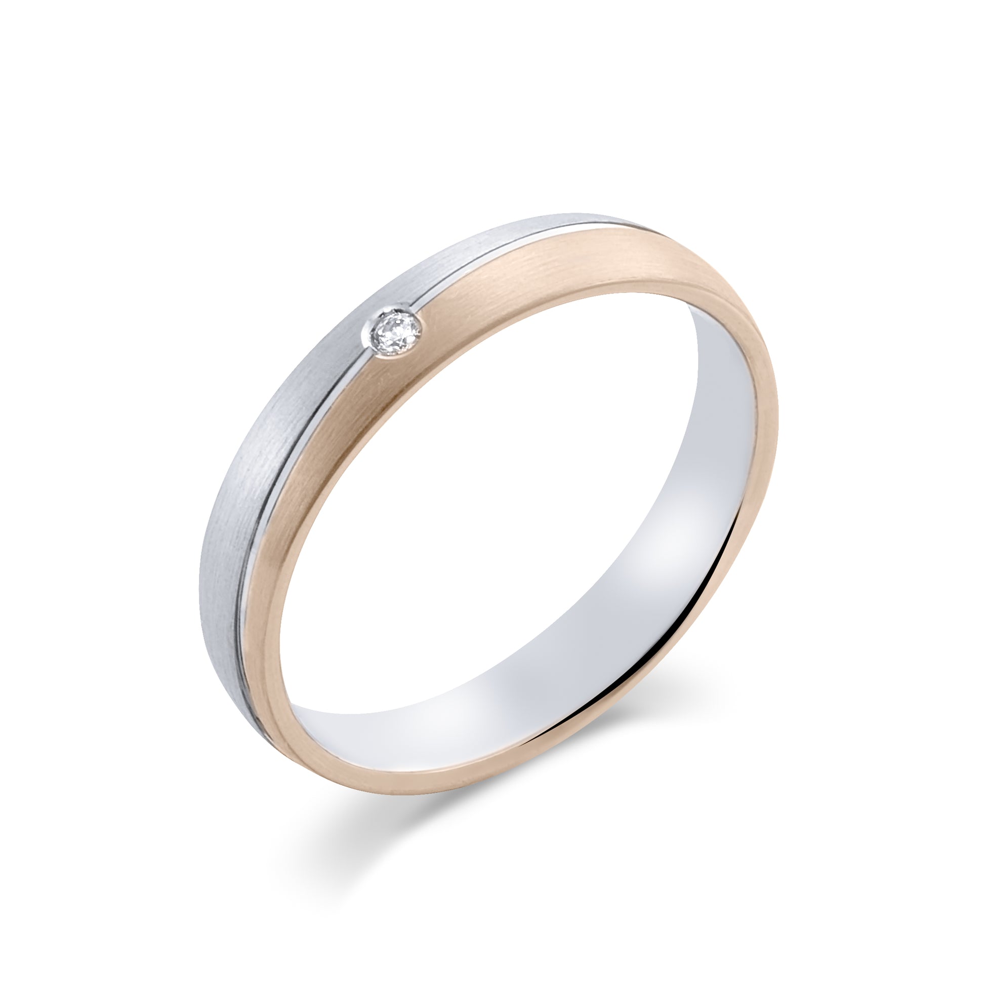 Alliance or blanc et rose Juli 1