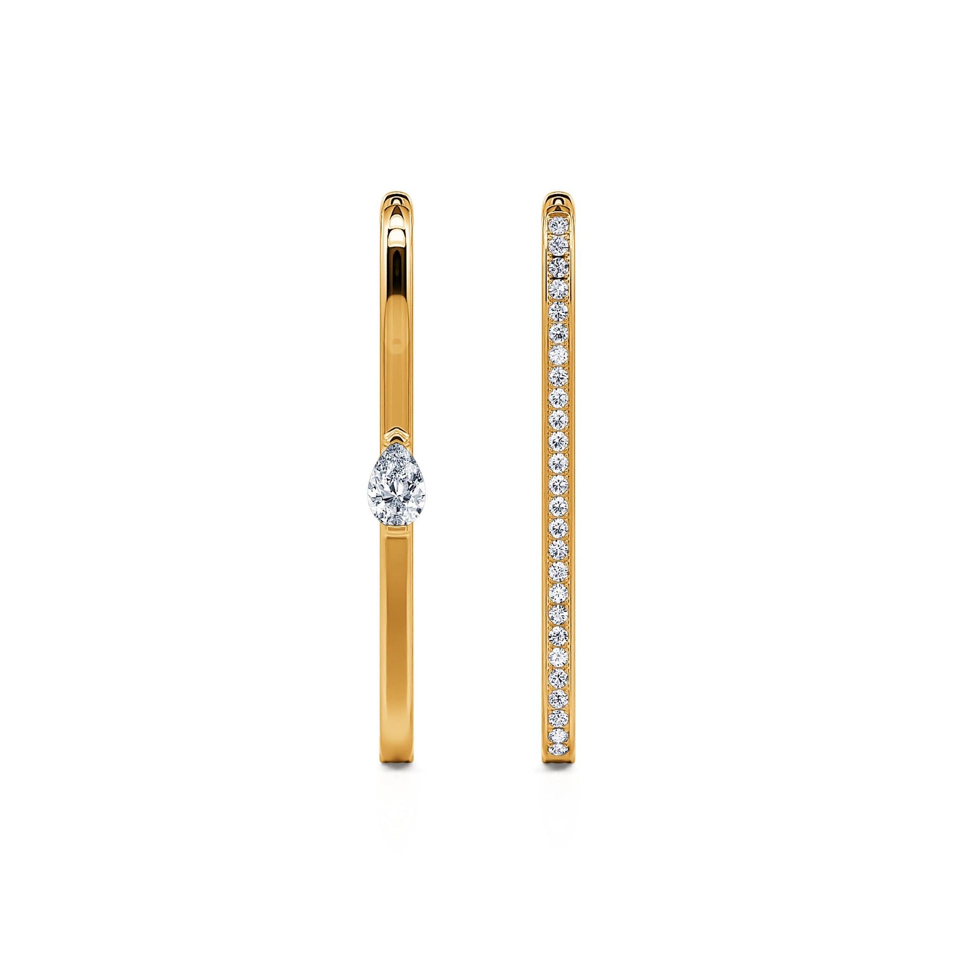 Boucles d'oreilles or jaune Laly M 2
