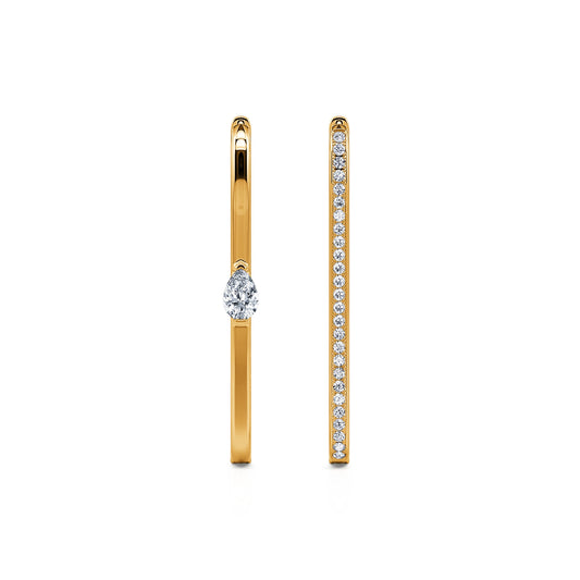 Laly M&nbsp;-&nbsp;Boucles d'oreilles or jaune #2