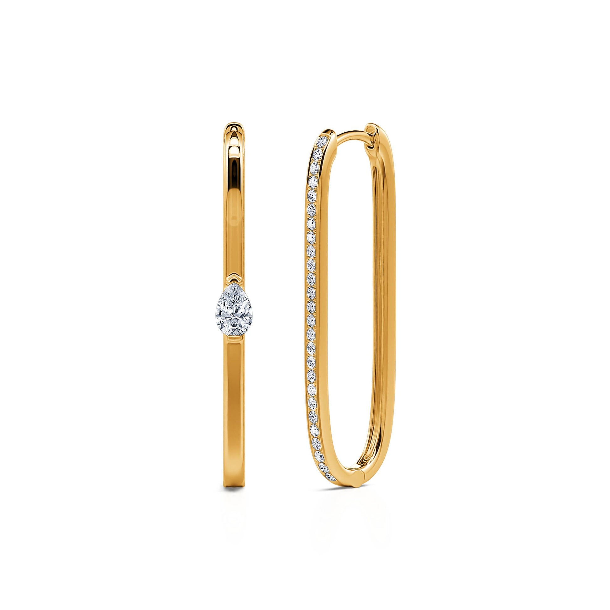 Boucles d'oreilles or jaune Laly M 1