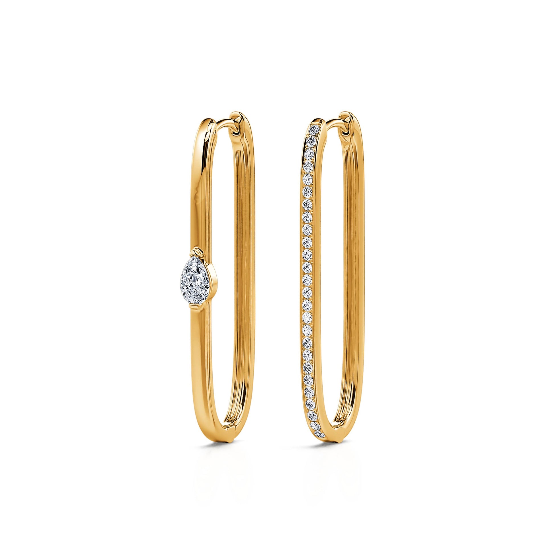 Boucles d'oreilles or jaune Laly M 4