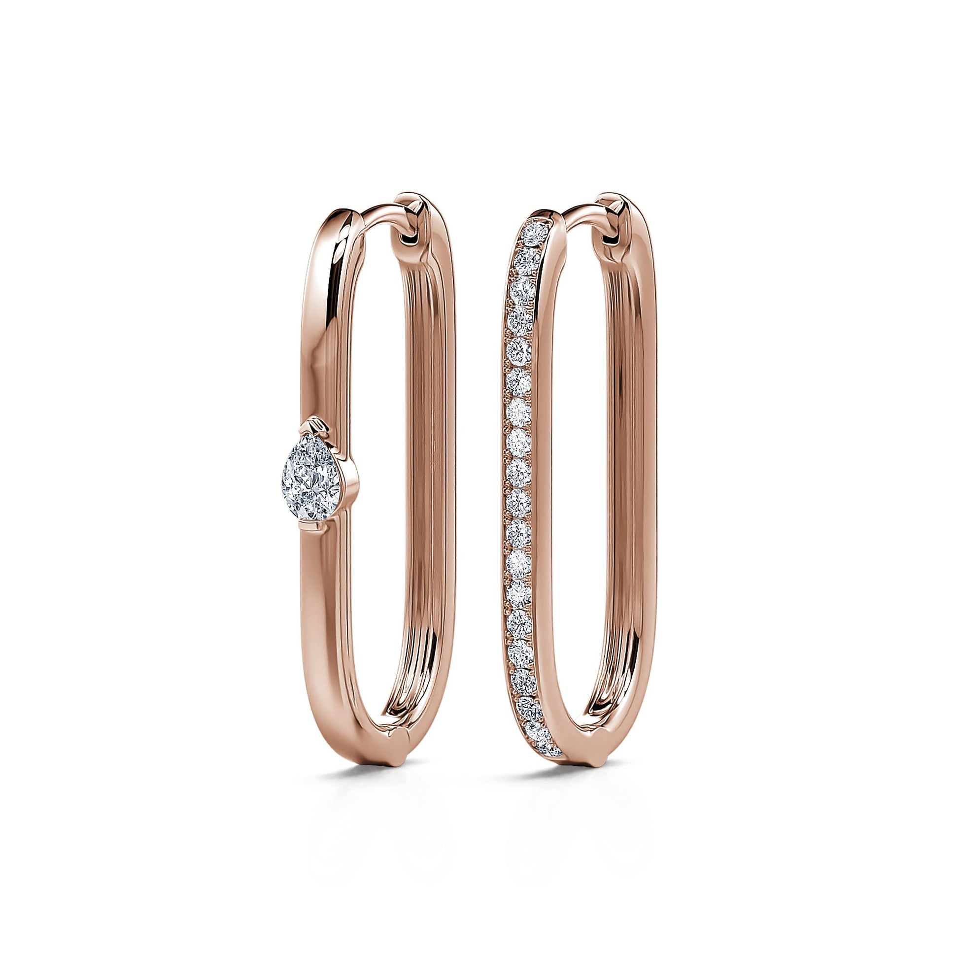 Boucles d'oreilles or rose Laly S 4