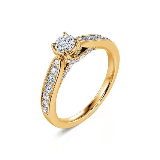Laria&nbsp;-&nbsp;Solitaire or jaune diamant #2