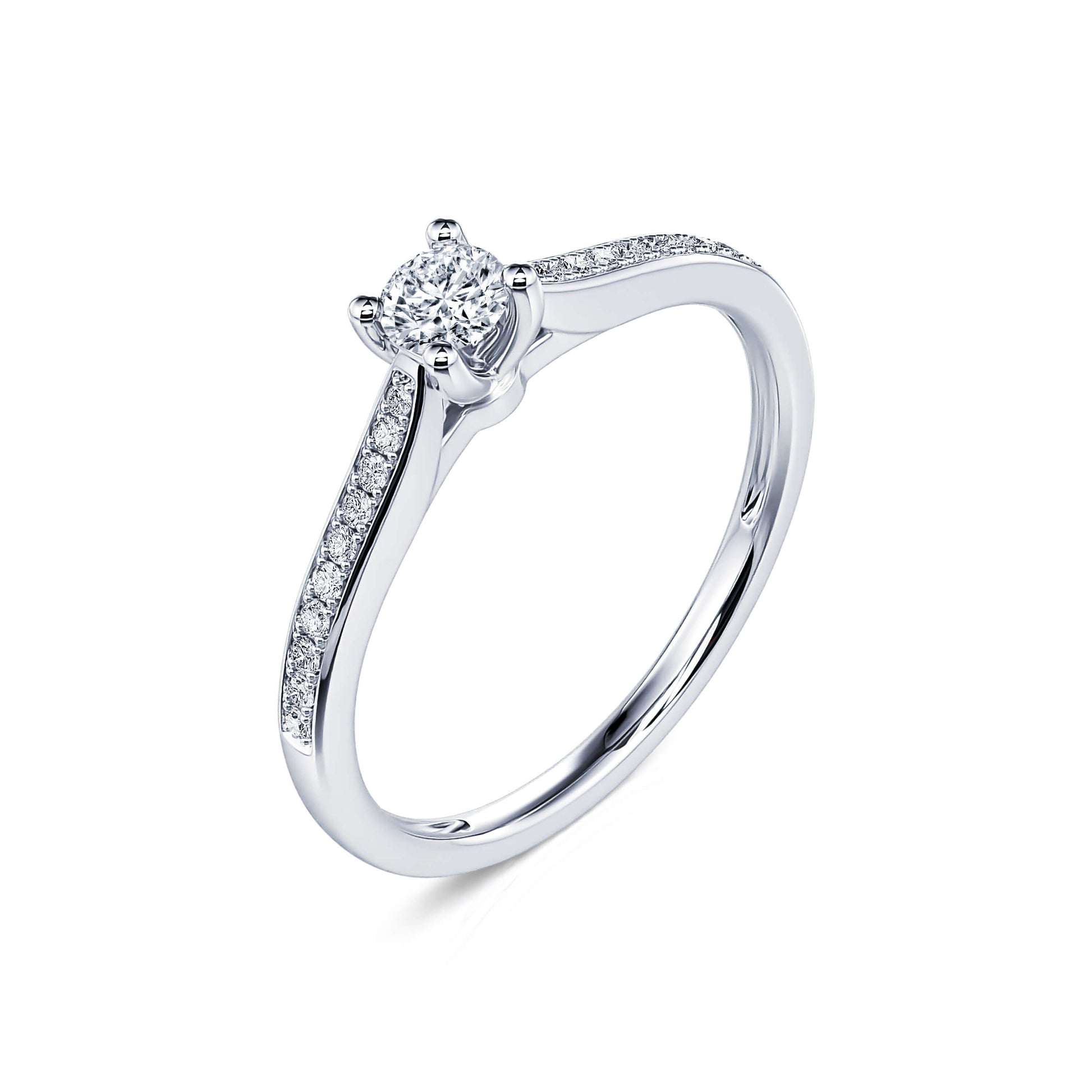 Solitaire platine diamant Lawrence 2