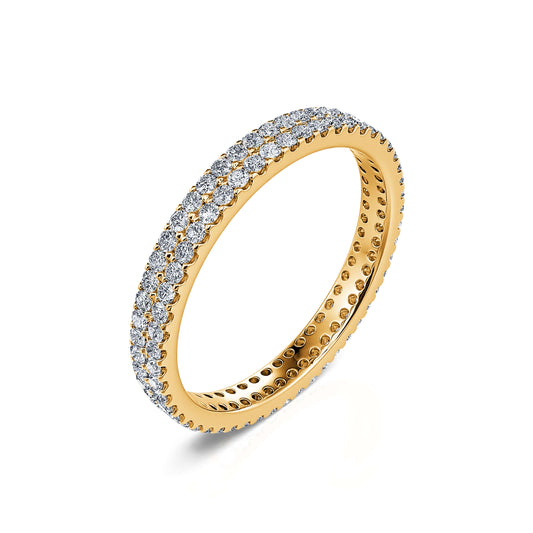 Leonor&nbsp;-&nbsp;Alliance tour complet diamant or jaune #1
