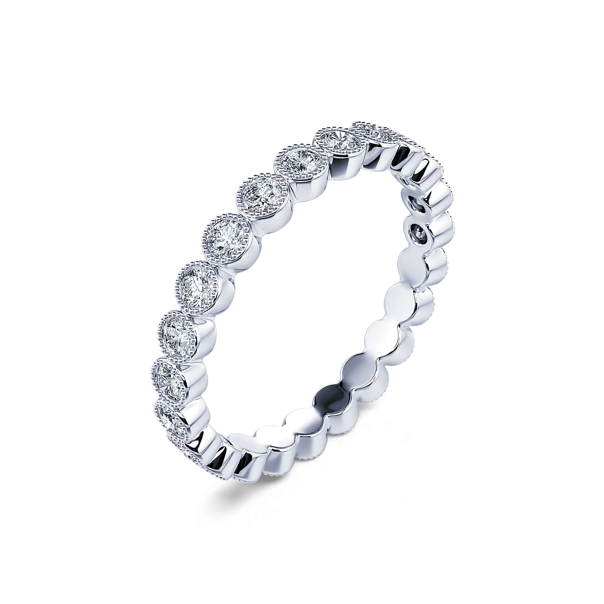 Alliance diamant platine Lilou 1