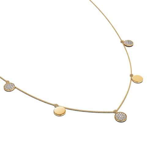 Louna - Collier or blanc et diamant  #1