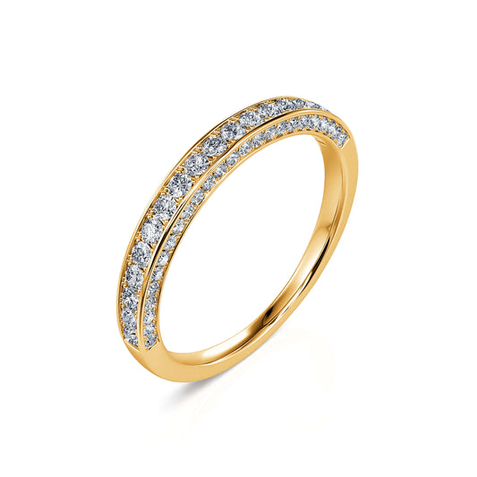 Lucina&nbsp;-&nbsp;Alliance en or jaune diamant #1