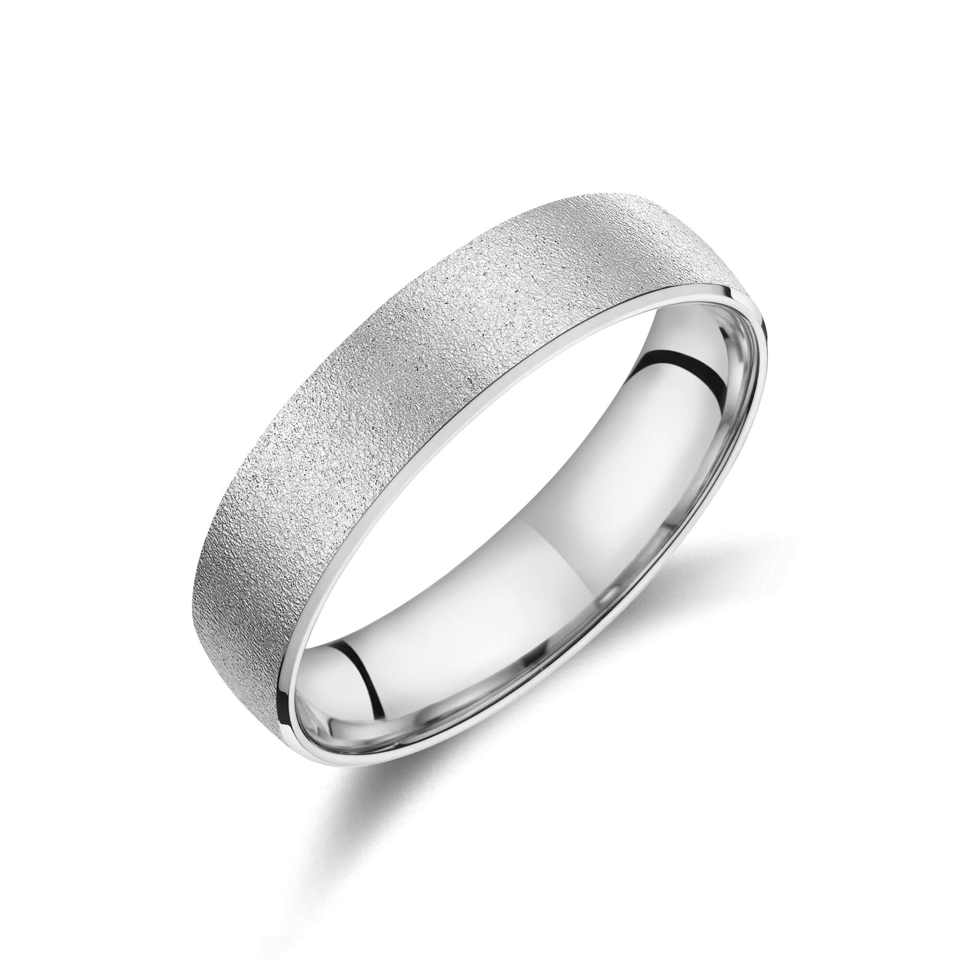 Alliance sablée platine Maddy 5 1