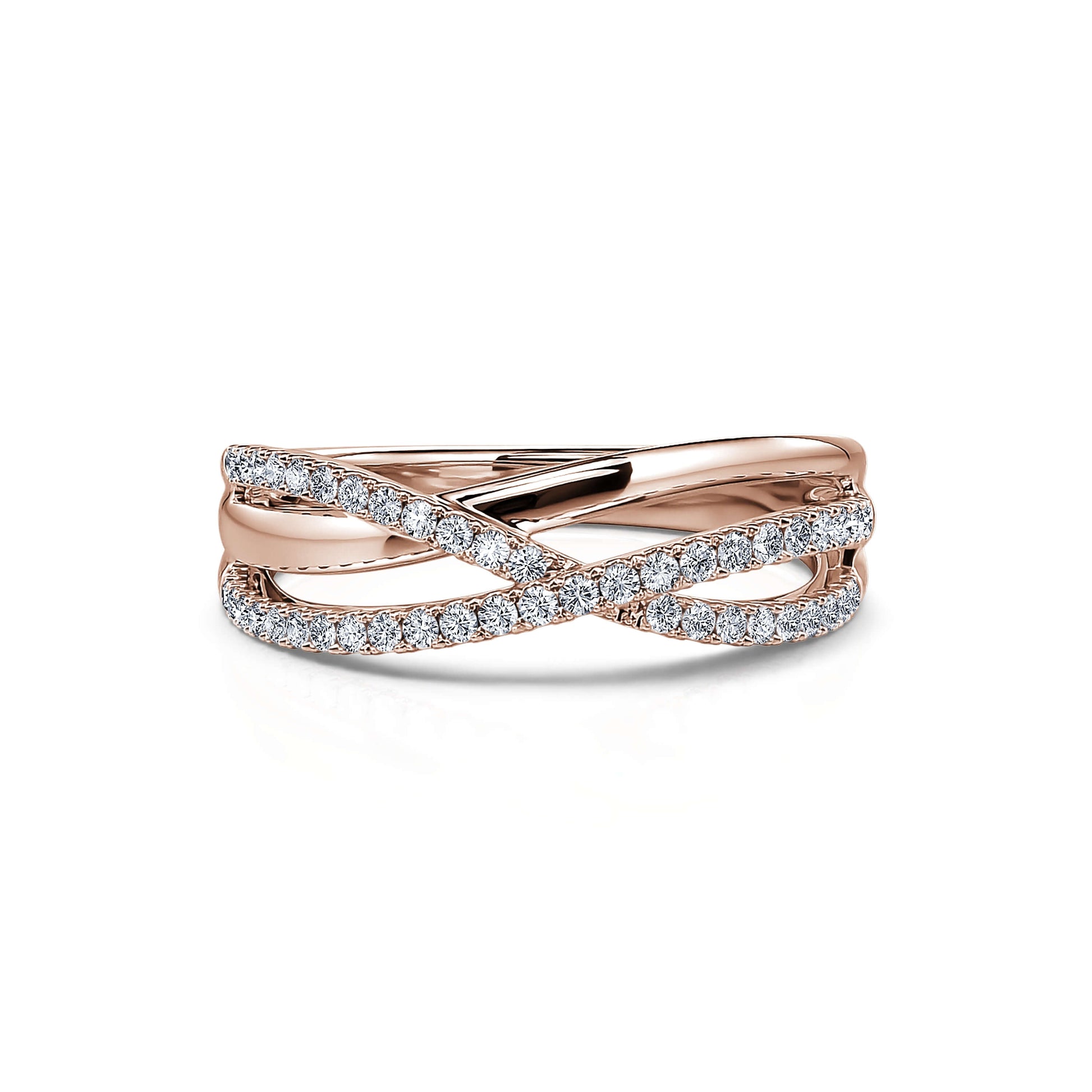 Alliance or rose diamant Mady 3