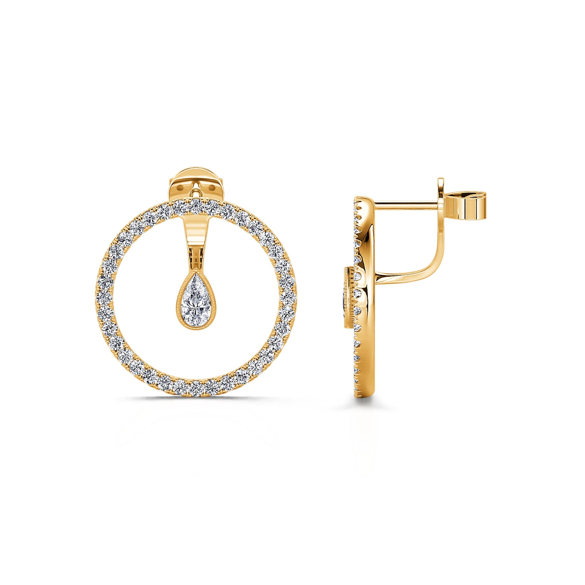 Boucles d'oreilles or jaune Malia 3