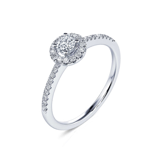 Manhattan&nbsp;-&nbsp;Bague de fiançailles ronde en platine  #2